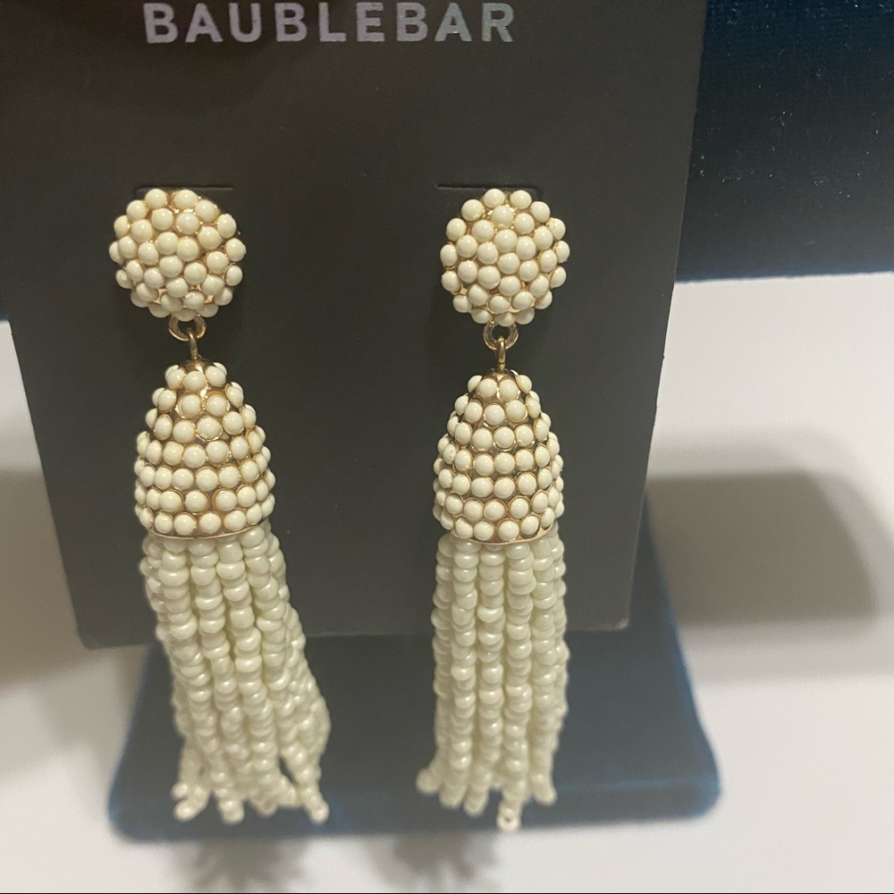 🆕 Baublebar Beaded Earrings - White